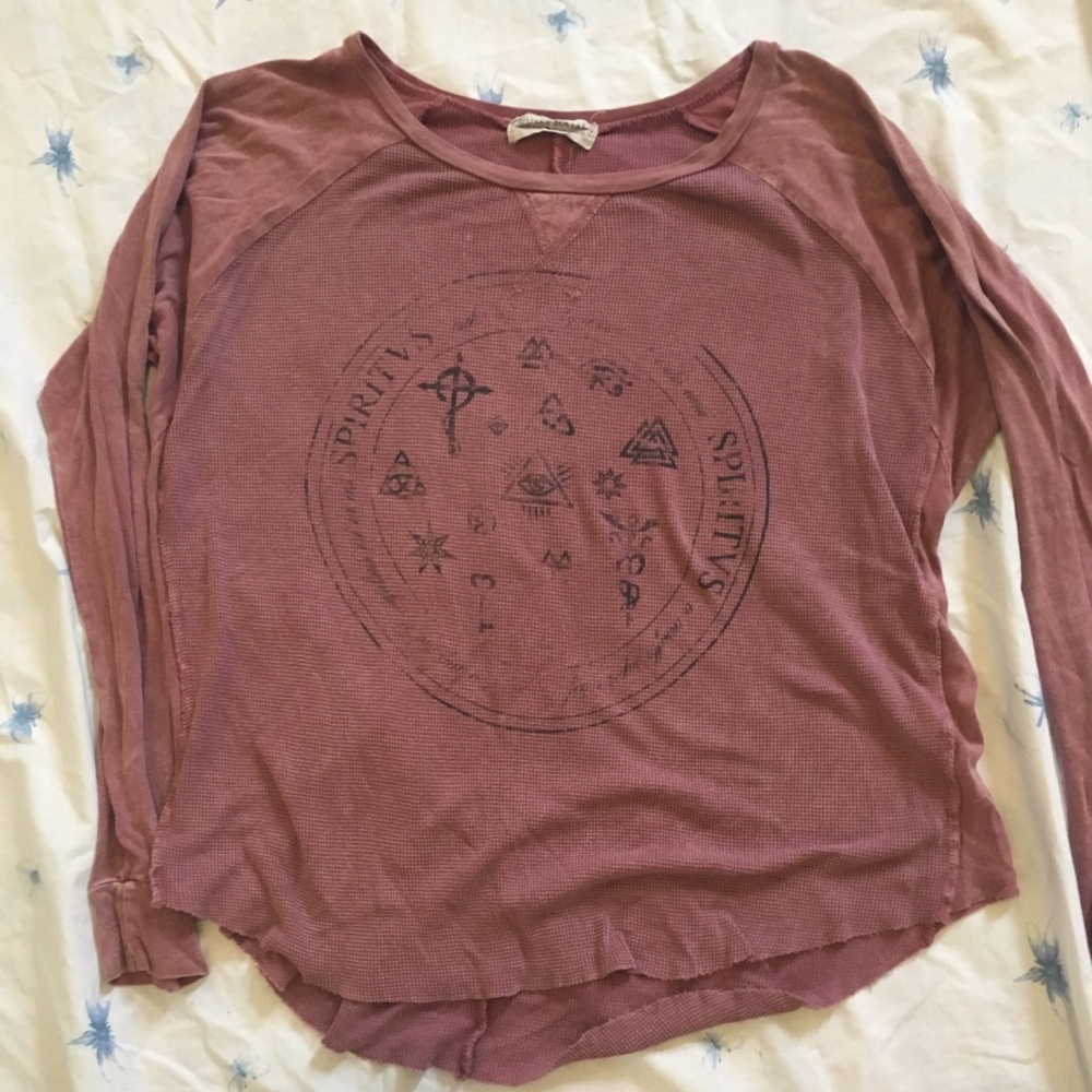 Printed UO Waffle Tee